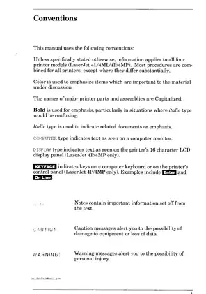 Comprehensive Combined Service Manual for HP LaserJet Printers Preview image 2