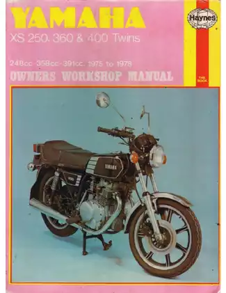 1975-1978 Yamaha XS250, XS360, XS400 Twins owners workshop manual Preview image 1