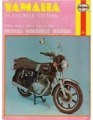 Yamaha XS 250, 360, and 400 Twins Workshop Manual - Complete Service Guide