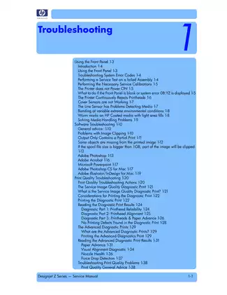 HP Designjet Z Series Service Manual for Photo Printers Preview image 5