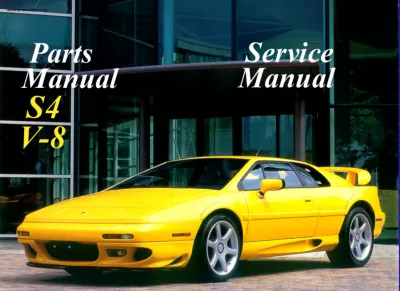 1993–2001 Lotus Esprit S4, V-8, Turbo, S4s & Sport 300 Service & Parts Manual