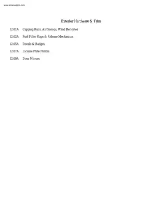 Lotus Esprit 1993-1996 Service Manual and Parts Guide Preview image 5