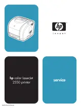 HP Color LaserJet 2550 Series Printer Service Manual OEM (2004 revision) – preview page 1