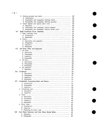 Honda CB125, CB175, CL125, CL175 shop manual Preview image 5