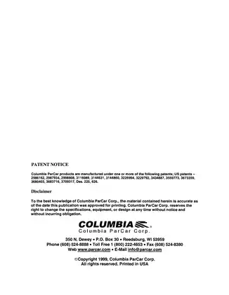 Harley-Davidson Gas Golf Car Service Manual (1963-1980) Preview image 2