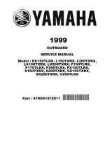 Yamaha 130 HP, 150 HP, 200 HP V6 Outboard 1999–2003 Service Manual (P/N 67H28197Z811) – preview page 2