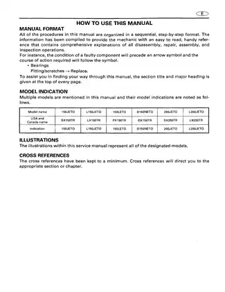 1999-2003 Yamaha 130 hp, 150 hp, 200 hp saltwater outboard manual Preview image 4