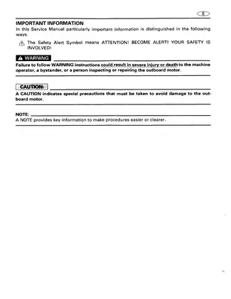 Yamaha Outboard Service Manual (1999-2003) - Comprehensive Repair Guide Preview image 5