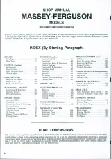 Massey-Ferguson MF230, MF235, MF240, MF245, MF250 Tractor Service Manual – preview page 1