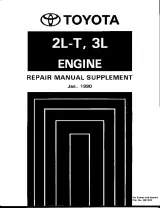Toyota 2L-T & 3L Diesel Engine Repair Manual Supplement 1990 (P/N RM169E) – preview page 1