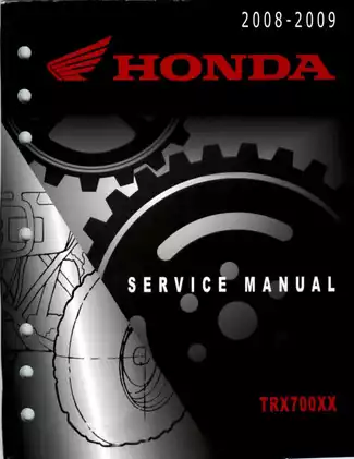 Honda ATV Service Manual - Comprehensive Repair & Maintenance Guide