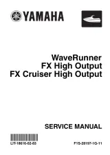 Yamaha WaveRunner FX, FX High Output, and FX Cruiser High Output 2004–2007 Factory Service Manual (P/N LIT-18616-02–83) – preview page 1
