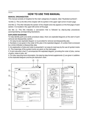 Yamaha YFM450FAR Service Manual (2002 Edition) Preview image 5