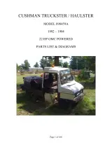1992–1994 Cushman Truckster and Haulster Parts Catalog (P/N E503101) – preview page 1