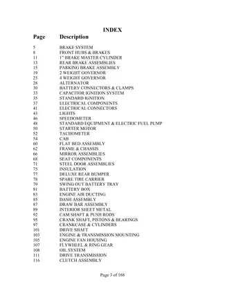 1992-1994 Cushman Truckster/Haulster parts list & diagrams manual page 3 preview Cushman 1992-1994 Cushman Truckster/Haulster parts list & diagrams manual preview page 3 - thumbnail