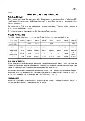 Yamaha Marine 50G, 60F, 70B, 75C, 90A outboard motor service manual Preview image 3