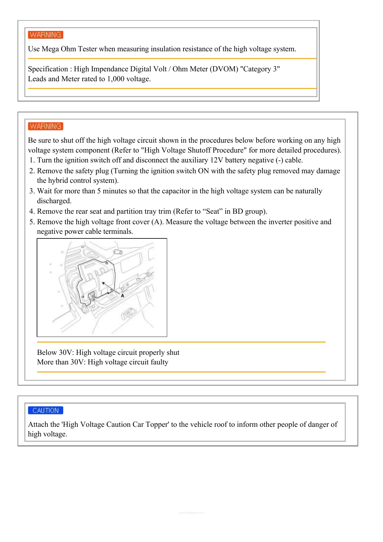 2013 KIA Optima HEV Hybrid service manual Preview image 2