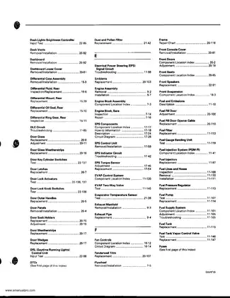 Honda S2000 2000-2003 Service Manual - Comprehensive Vehicle Guide Preview image 5