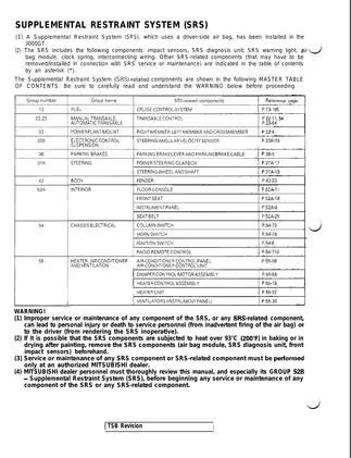 1991 Mitsubishi 3000GT repair manual Preview image 4
