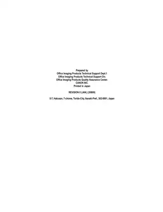 Canon imageRUNNER 400/330 Service Manual (1999 Edition) - Expert Guidance for Repair and Maintenance Preview image 3