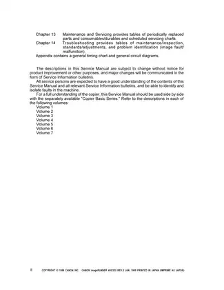 Canon imageRUNNER 400/330 Service Manual (1999 Edition) - Expert Guidance for Repair and Maintenance Preview image 5