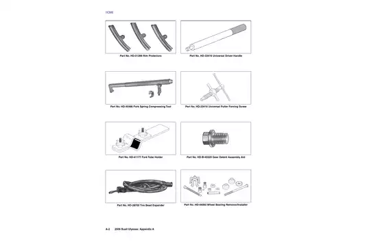 2006 Buell Ulysses XB12X shop manual Preview image 4