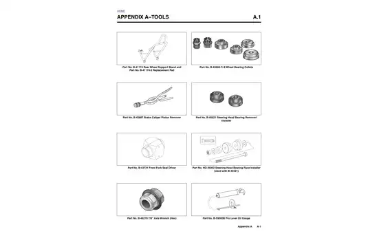 2005 Buell Lightning Service Manual - Maintenance & Repair Guide Preview image 3