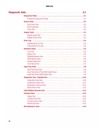 Lexmark C750 Color Printer Service Manual (5060-XXX) Preview image 3