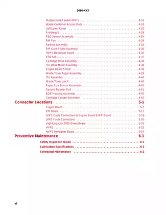 Lexmark C750 Color Printer Service Manual (5060-XXX) Preview image 5