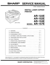 Sharp AR-122E/152E/153E/157E Digital Laser Copier Service Manual (P/N 00ZAR157E/A1E) – preview page 1