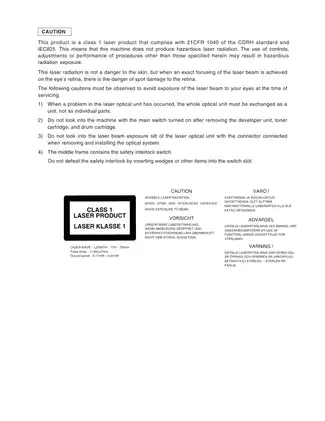 Sharp AR-122E/152E/153E/157E Service Manual - Comprehensive Digital Laser Copier Guide Preview image 4