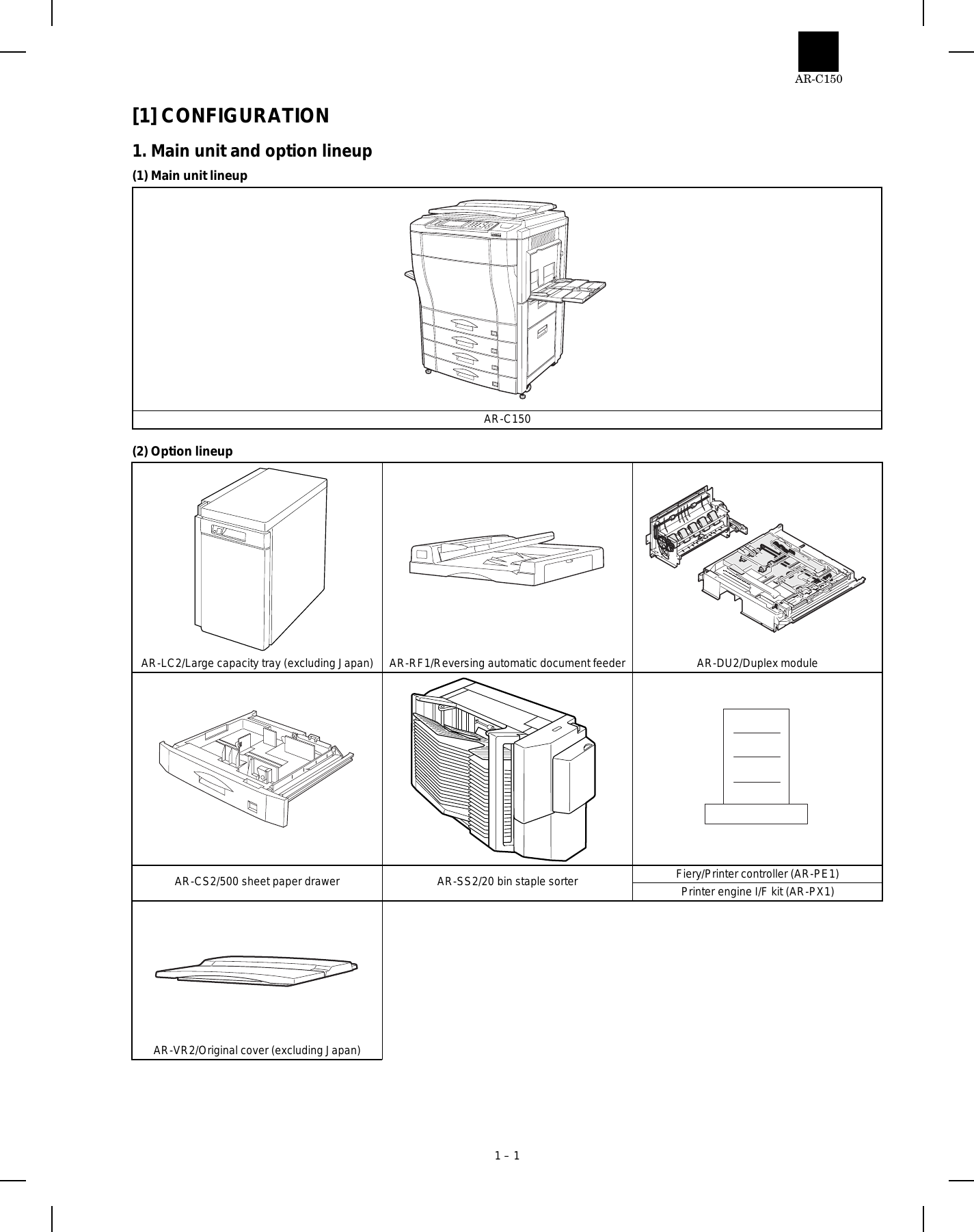 Sharp AR C150 Color copier service manual Preview image 4