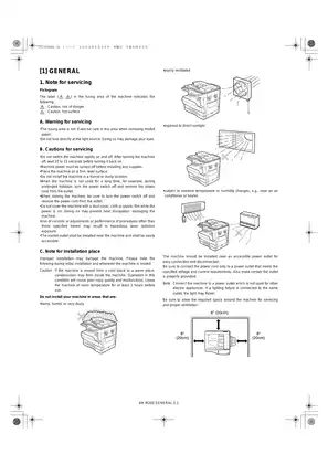 SHARP AR-M160 & AR-M205 Digital Copier Service Manual Preview image 5