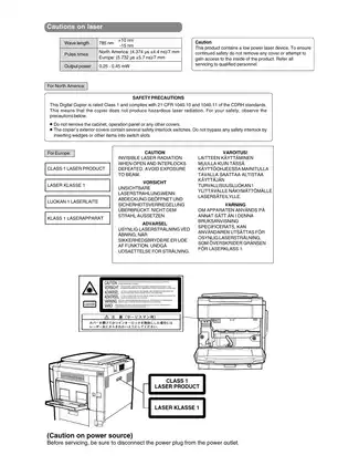 Sharp AR-C150/C250/C160 Service Manual - Comprehensive Digital Copying Solutions Preview image 3