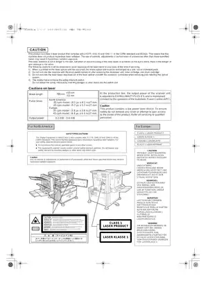 Sharp  AR M350, M450, w opt AR EF1, M11, RK1, AR-M550N, M550U, M620N, M620U, M700N, M700U laser printer service manual Preview image 4