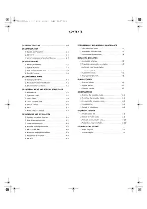 Sharp  AR M350, M450, w opt AR EF1, M11, RK1, AR-M550N, M550U, M620N, M620U, M700N, M700U laser printer service manual Preview image 5