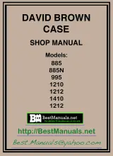 David Brown Case 885, 885N, 995, 1210, 1212, 1410, 1412 Tractor Service Manual (P/N C4077-90960) – preview page 1