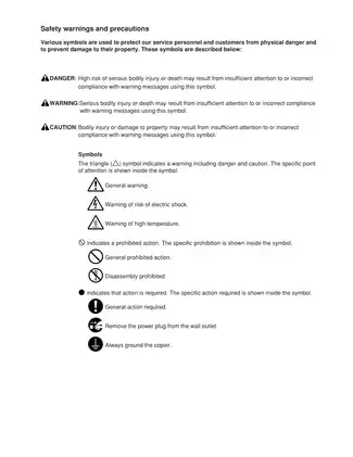 Kyocera KM-2530/3530/4030 Dark Blue Service Manual - Comprehensive Guide for Maintenance Preview image 5