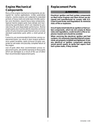 Comprehensive Service Manual for MerCruiser Marine Engines Preview image 4