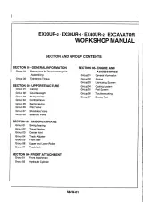 Hitachi EX20UR-2 / EX30UR-2 / EX40UR-2 Excavator Workshop Manual (P/N KM-584E-00 / W584E-00) – preview page 3
