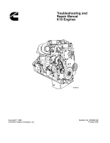 Cummins K19 Series Diesel Engine Troubleshooting and Repair Manual (P/N 3810307-00) – preview page 1
