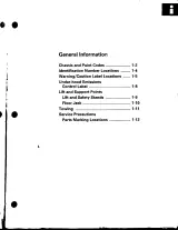 1998 Honda Integra Service Manual & Repair Guide (P/N 61ST705) – preview page 2