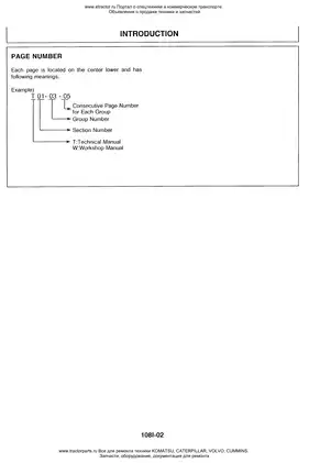 Hitachi EX200-2 excavator manual Preview image 2