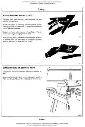 1995-2002 Hitachi EX220-2 excavator manual Preview image 5