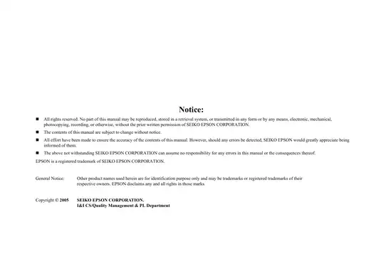 EPSON PictureMate 500 Deluxe Service Manual - Comprehensive Repair and Maintenance Guide Preview image 2