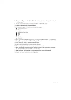 Epson WorkForce 635/620/60 Series Service Manual - Comprehensive Repair Guide Preview image 3