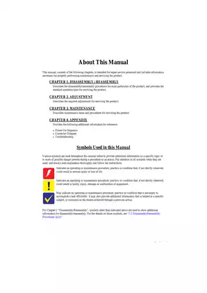Epson WorkForce 635/620/60 Series Service Manual - Comprehensive Repair Guide Preview image 4