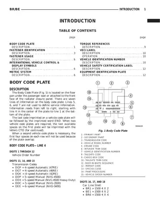 Dodge RAM 1500 2500 3500 Workshop Manual (1994-2001) - Comprehensive Guide to Maintenance and Repair Preview image 2