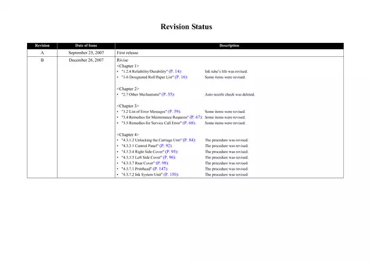 Epson Stylus Pro 11880/11880C Service Manual - Comprehensive Guide for Repair and Maintenance Preview image 4
