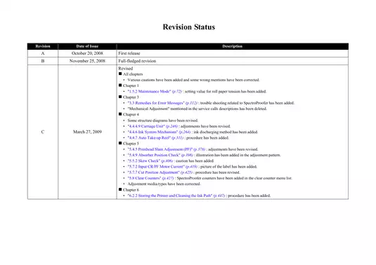 Epson Stylus Pro Series Service Manual - Comprehensive Maintenance and Repair Guide Preview image 5